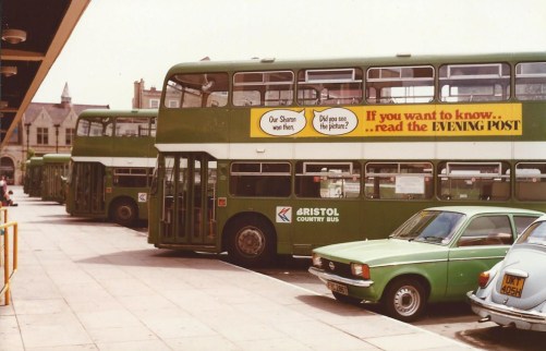 Bath, 1984. Bristol Country Bus would shortly become Badgerline and form the foundations of First Group. 